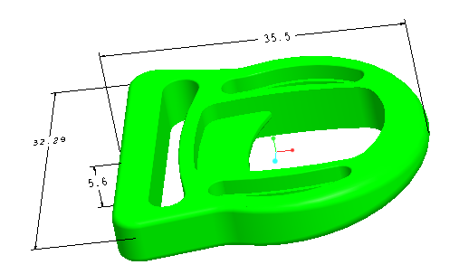 四孔D字扣